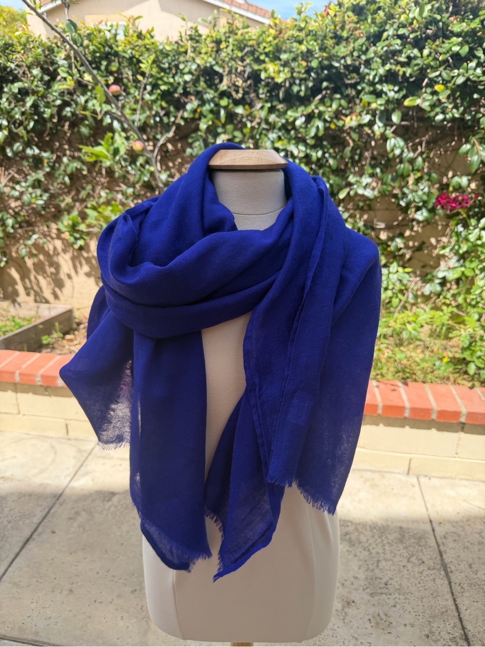 J. Crew Cobalt Blue Lightweight Women's Scarf